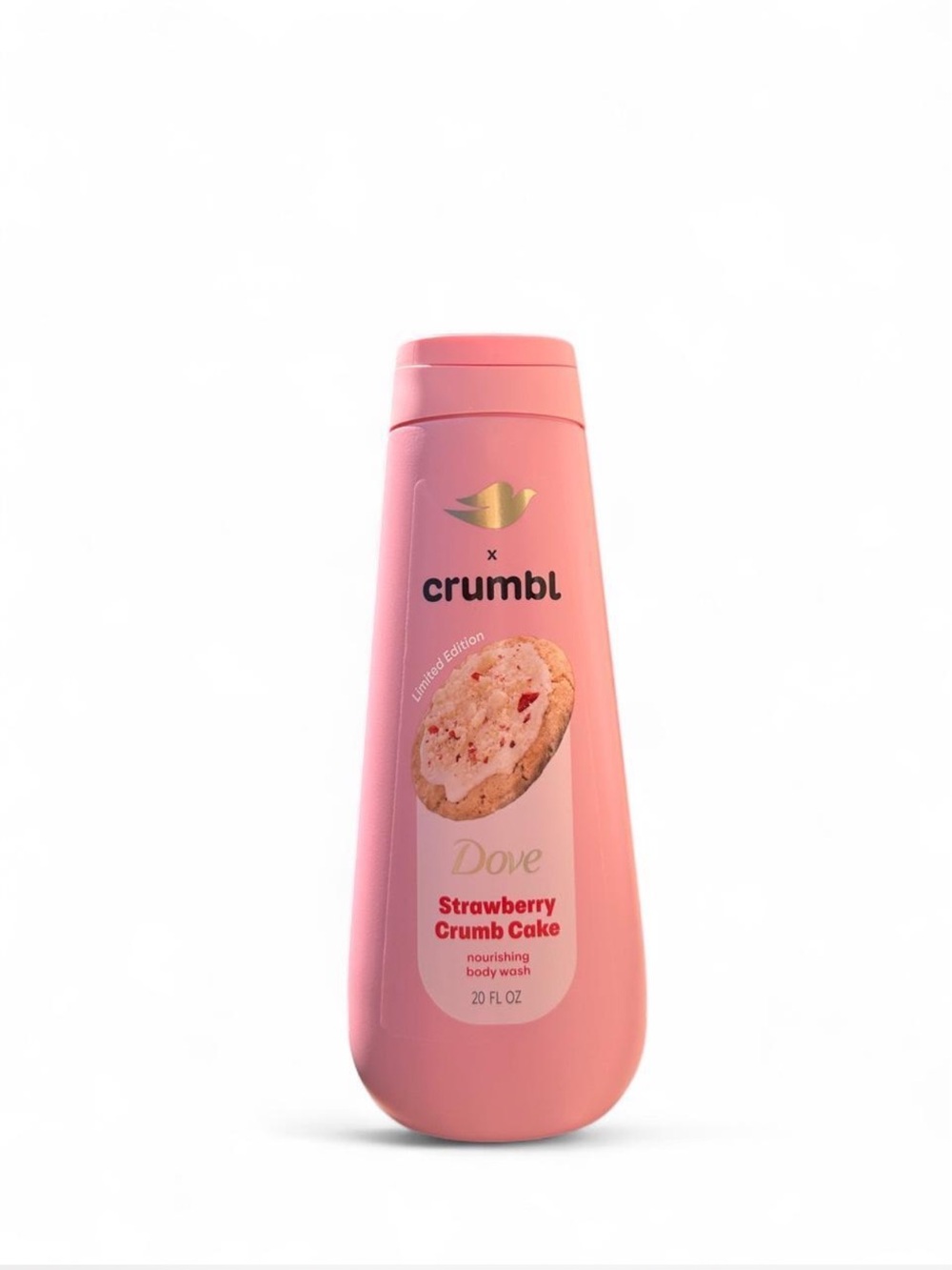 Dove x Crumbl Strawberry Crumb Cake Body Wash